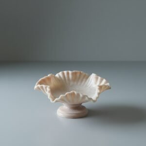 Makrana Pink Marble Decorative Bowl with Stand