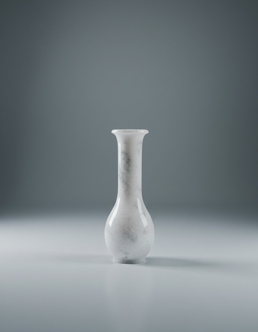 Makrana White Marble Decorative Vase
