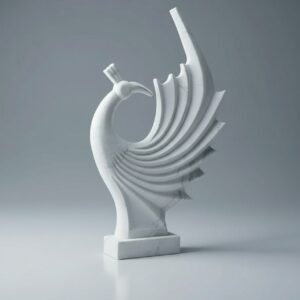 Wings of Grace Marble Bird Sculpture