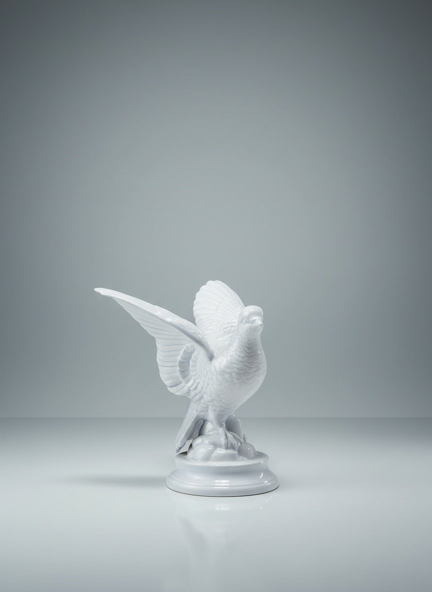 Hand-Carved Marble Dove Statue | Peace & Purity Symbol