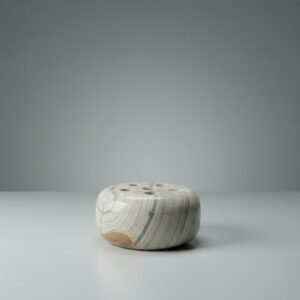 Handcrafted Round Pen Holder – Minimalist Desk Organizer