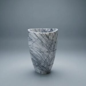 New York Marble Designer Freestanding Pedestal Sink