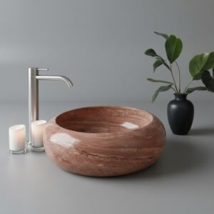 Ruby Red Countertop Vessel Sink