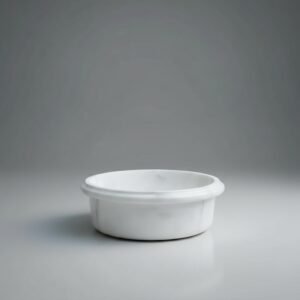 Carrara White Marble Natural Stone Waterfall Above-Counter/Drop-In Bathroom Vanity Sink