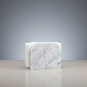 Modern Marble Napkin Holder for Kitchen & Dining Decor