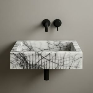 New York Marble Vessel Sink – Natural Stone Basin