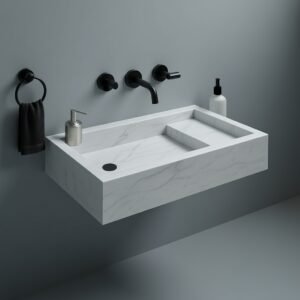 Imperial Marble Sink – Luxury Stone Bathroom Basin