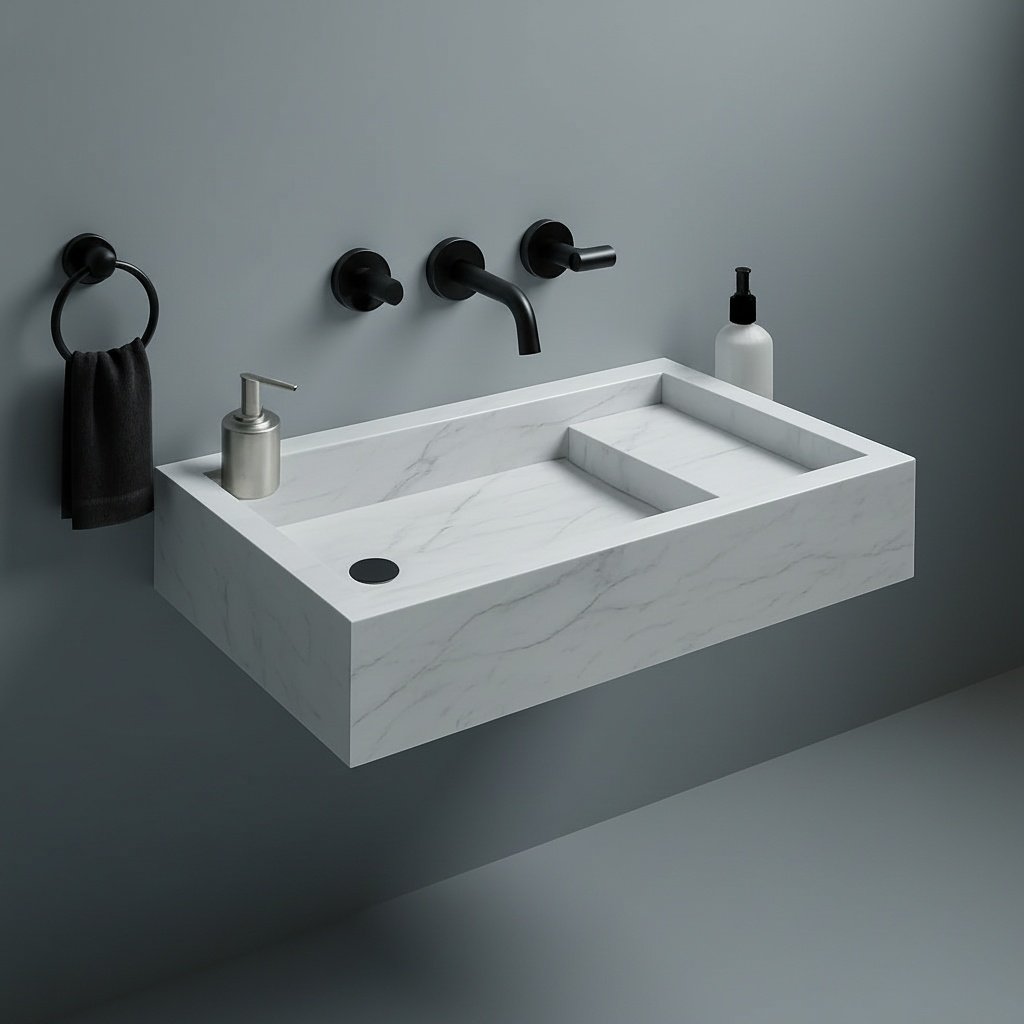 Imperial Marble Sink – Luxury Stone Bathroom Basin