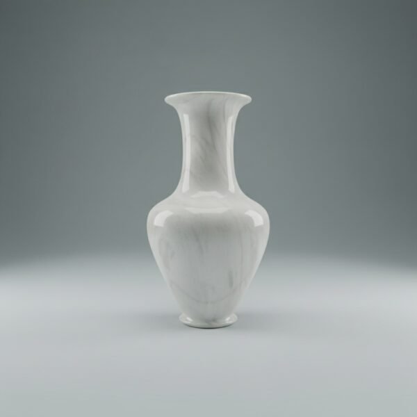 Makrana White Marble Handcrafted Decorative Vase